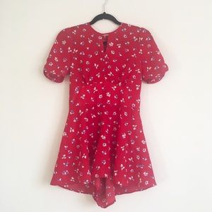Topshop Floral Romper